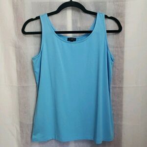 Talbots Turquoise Blue Tank Top Stretch Women's Size Petite S